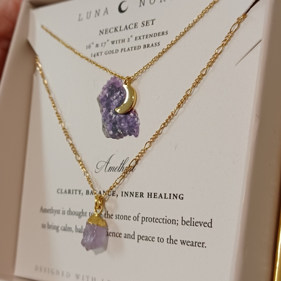 2 pc Luna Norte Gold plated Necklaces
With 14kt go - Picture 5 of 10